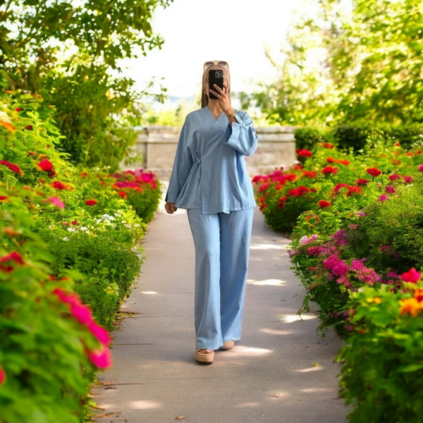⁦فستان بأكمام طويلة و ثوب ناعم⁩ - الصورة ⁦3⁩
