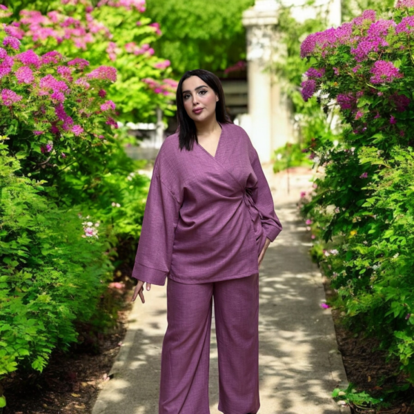 ⁦فستان بأكمام طويلة و ثوب ناعم⁩ - الصورة ⁦4⁩